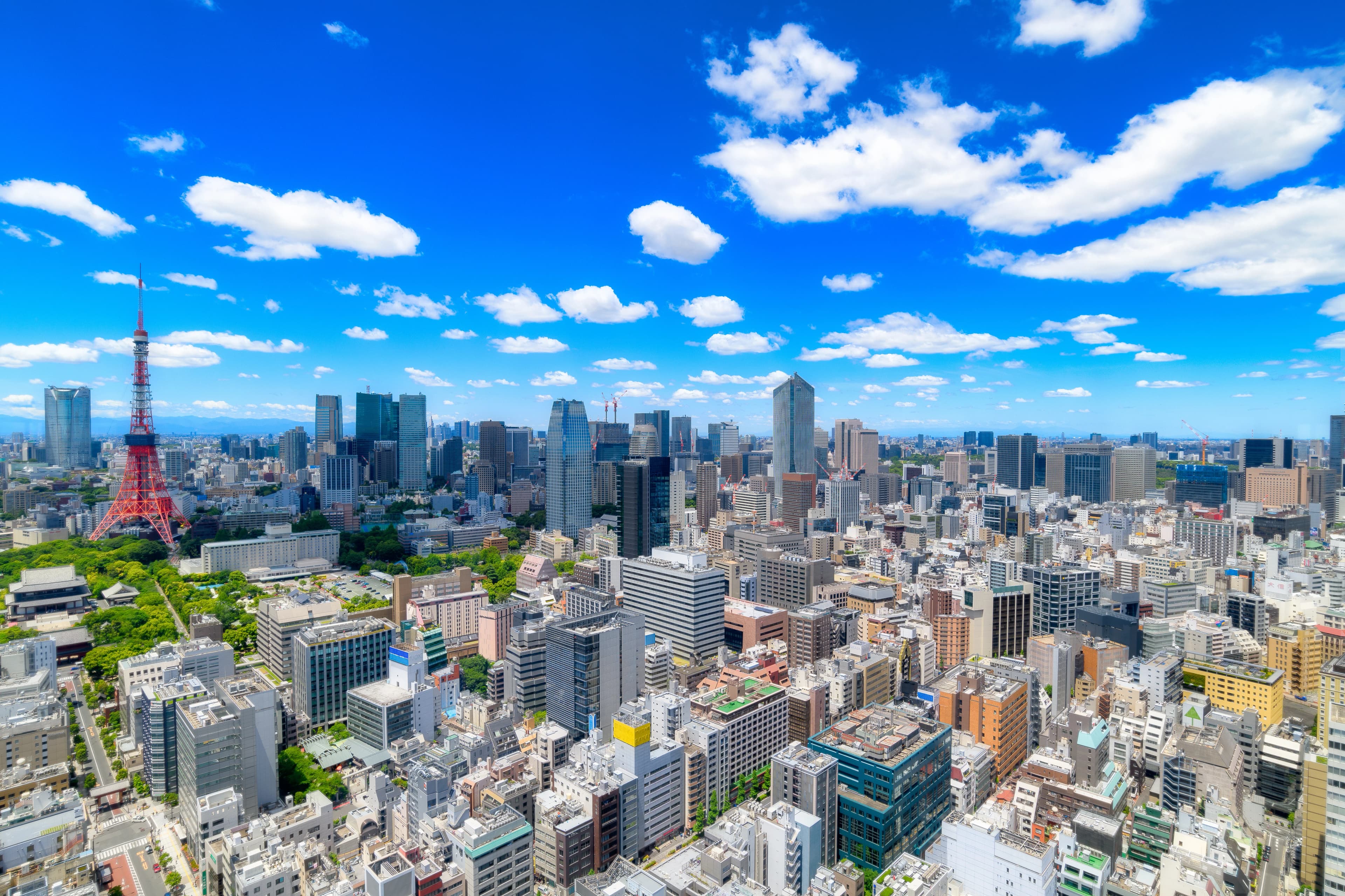 東京・横浜・川崎の街並み